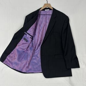 Sartoria Tosi Hand Made Italy Mens Super 150s Blazer Suit Coat Jacket Size 52 R